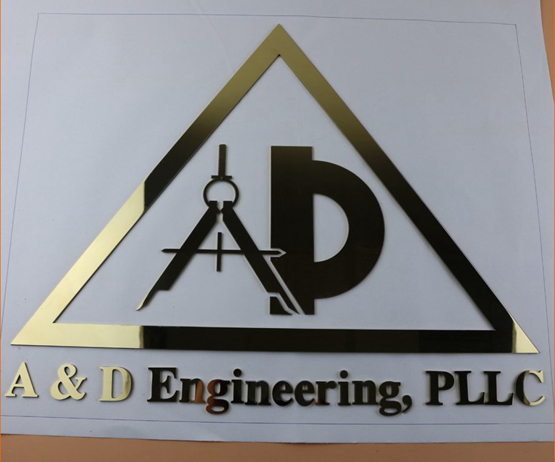 Laser Cutting Fine Grinding Customed 3D Metal Word Emblem Digital Figure Number Logo Your Company 412